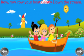 Kids Rhyme Row Row Your Boat screenshot 2