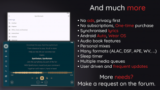 Symfonium: Reprod. de música screenshot 15