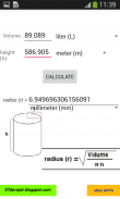 Cylinder Calculator screenshot 2