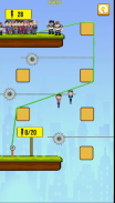 Rope Puzzle Free: Fly Rescue screenshot 2