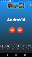 AndroVid - Editor de vídeo, Editor de fotos screenshot 0