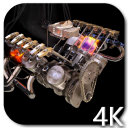 Moteur 4K Fond d'écran animé Icon