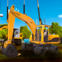 Heavy Excavator - Real Crane Driving Simulator 3D Icon