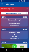 Football Fix - UK TV Fixtures screenshot 2