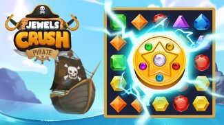 Jewels Crush: Pirate Match 3 screenshot 2