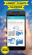 Cheap Flights Calendar screenshot 2