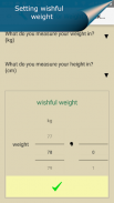 Weight and BMI tracker screenshot 1