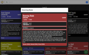 D&D Spell Cards screenshot 7
