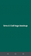 Call Log and sms manager screenshot 3