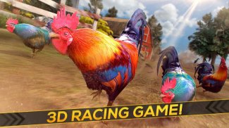 ป่าไก่ตัวผู้วิ่ง - บ้าไก่ฟาร์มแข่งการอยู่รอดเกม screenshot 6