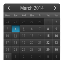 Month Calendar Widget Icon