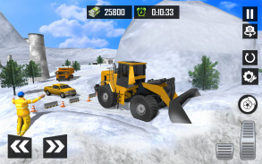 Snow Excavator Dump Truck Game screenshot 0