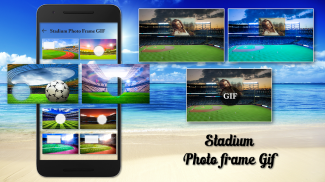 Sports Stadium Photo Frame Edi screenshot 0