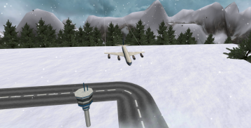 Flight Simulator Snow Plane 3D screenshot 3