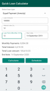 Quick Loan Calculator screenshot 1