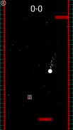 Neon Space Ball - classic pong screenshot 1