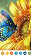 Butterfly Paint by Number Game screenshot 4