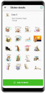 WASticker - Cat stickers screenshot 5