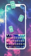 Galaxy Skies Keyboard Theme screenshot 1