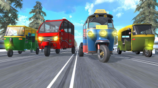 Tuk Tuk Rickshaw:  Auto Traffic Racing Simulator screenshot 2