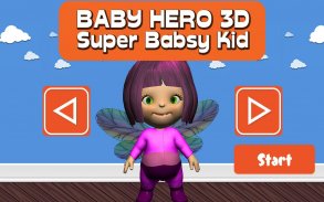 em bé anh hùng 3D - siêu Babsy screenshot 7