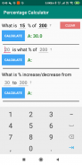 Percentage Calculator screenshot 0