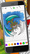 Yetişkinler için ücretsiz mandala boyama oyunu screenshot 3