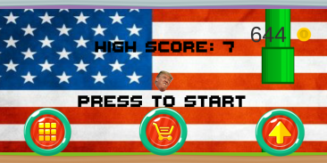 Flappy Donald Trump screenshot 3