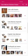 Nuevos stickers de memes de gatos WAStickerApps screenshot 1