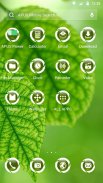 Green|APUS Launcher theme screenshot 1