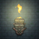 Dungeon Torch. Pixelart style