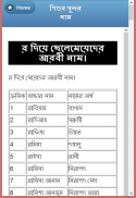 শিশুর সুন্দর  নাম(বর্ণানুসারে) screenshot 7