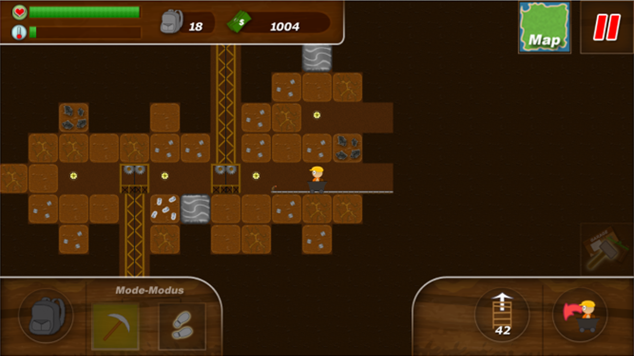 Treasure Miner - A mining game - Best iPhone / iPad and Android App June  July 2016 