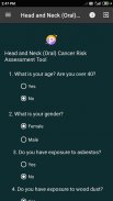 Head and Neck (Oral) Cancer Risk Assessment Tool screenshot 5