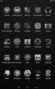 Black, Silver and Grey Icon Pack Free screenshot 18
