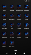 USA Flag Blue Icon Pack screenshot 3