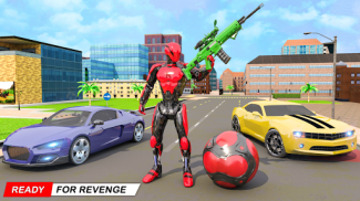 Red Ball Robot Transform Game screenshot 0