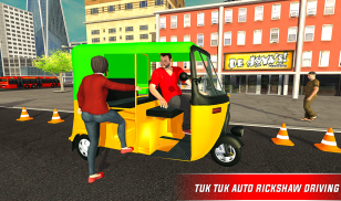 Real Rickshaw Driving Simulator-Tuk Tuk Games screenshot 11