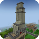 Mini Modern City Craft Icon