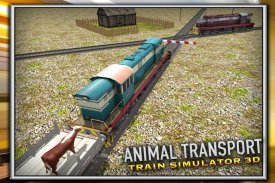 Animal Transport Train Sim 3D screenshot 4