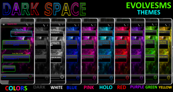 THEME EVOLVESMS SPACE YELLOW screenshot 0