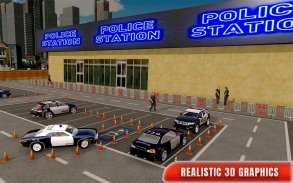 الولايات المتحدة وقوف السيارات سيارة الشرطة هوس 3D screenshot 2