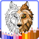 Coloring pages for adults: Animal coloring pages