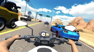 Motorcycle Road Racing screenshot 1