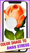Flowers Pixel Art Coloring screenshot 4