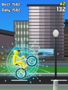 Stickman Bike Wheelie screenshot 1