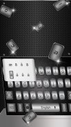 Grey Glitter Keyboard Theme screenshot 2