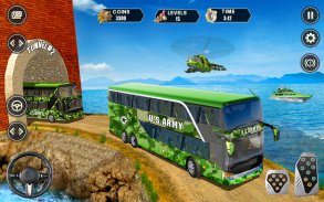 Army Coach Bus Simulator Games screenshot 2