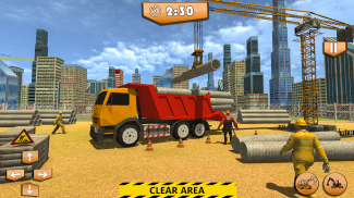 Heavy Construction Building: Truck Excavator Games screenshot 5