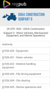 29 CFR 1926 -  Subpart O screenshot 0